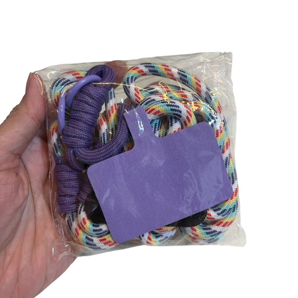 ❮全新❯ ibits 多功能手機掛繩 斜掛背包繩 花色包芯相機繩 手機掛繩 手機吊繩 掛脖繩 頸掛繩 可調節-細節圖5