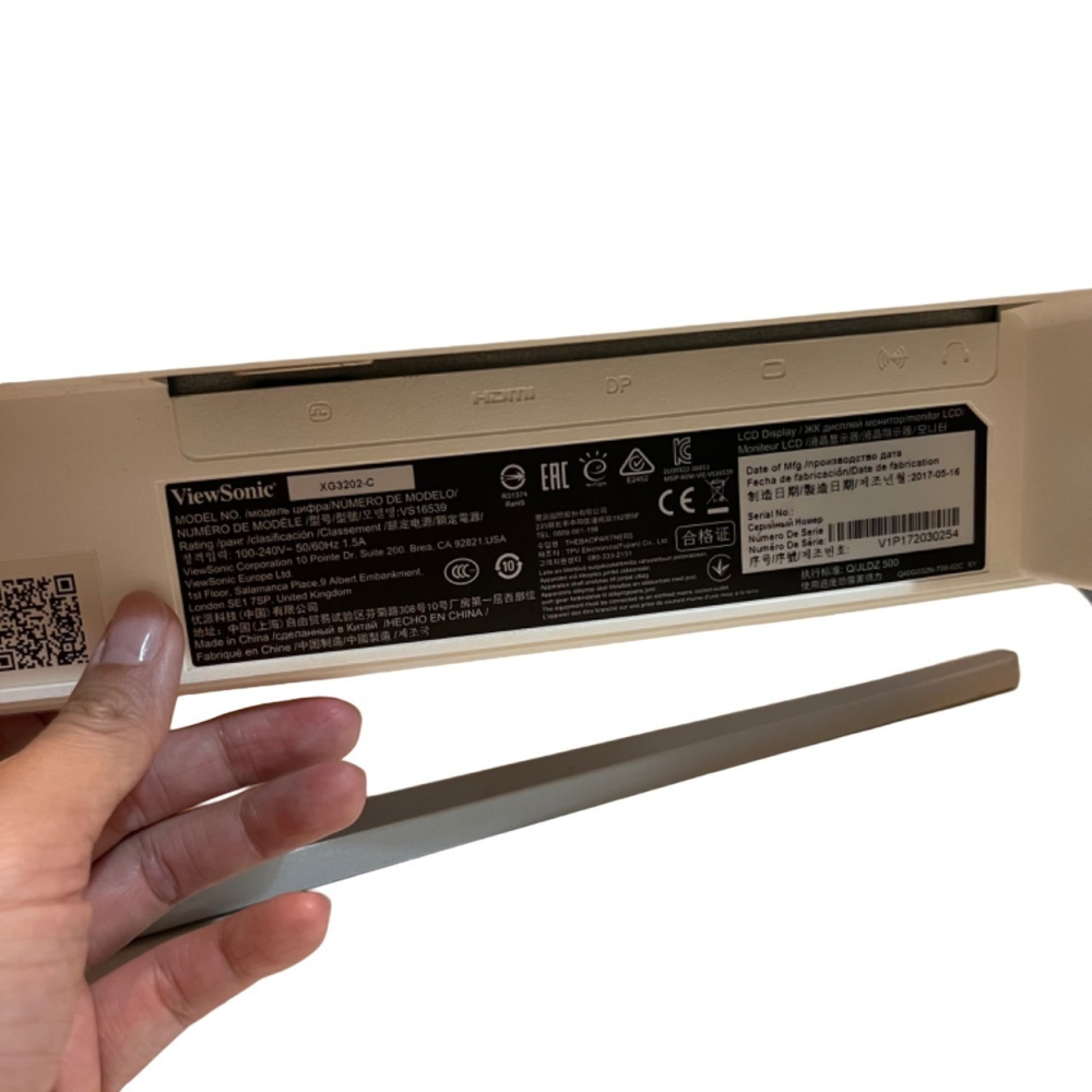 ❮二手❯ 美國 ViewSonic 優派 32型 曲面極速電競螢幕 XG3202-C 螢幕顯示器 桌上型電腦 顯示器-細節圖9