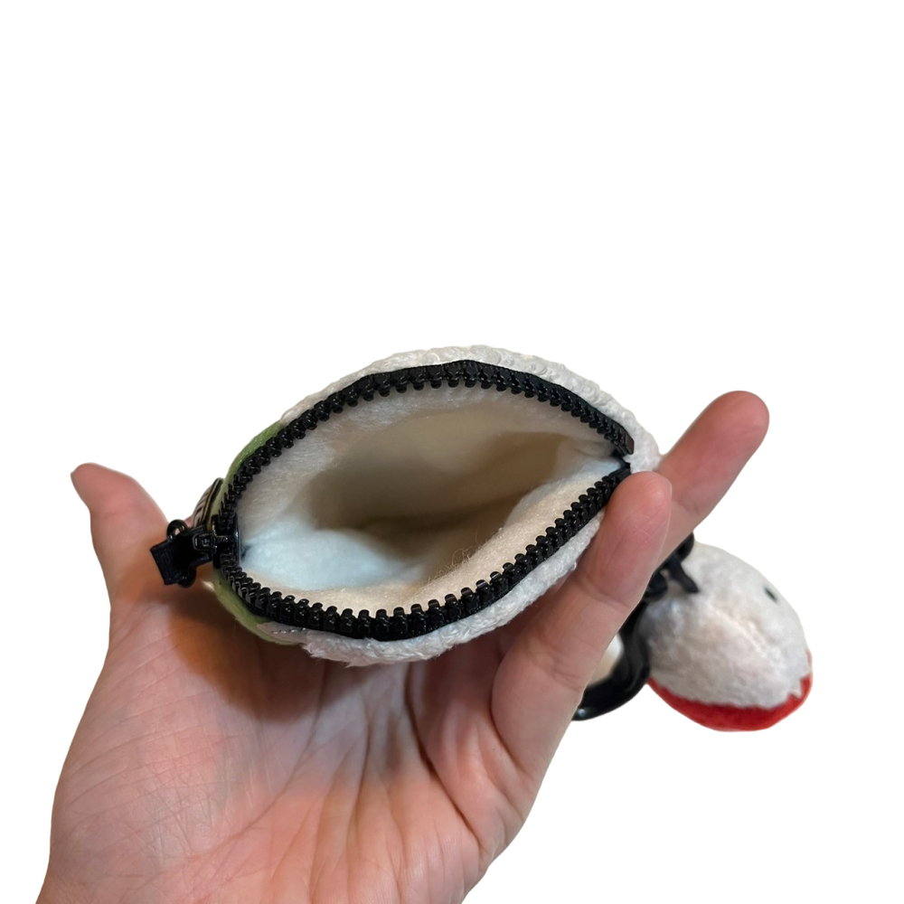 ❮全新❯ 誠品 Noodll 妖米鬼怪之惡米菇多功能吊飾收納包 努斗妖米鬼怪系列之惡米菇多功能吊飾 收納包-細節圖5