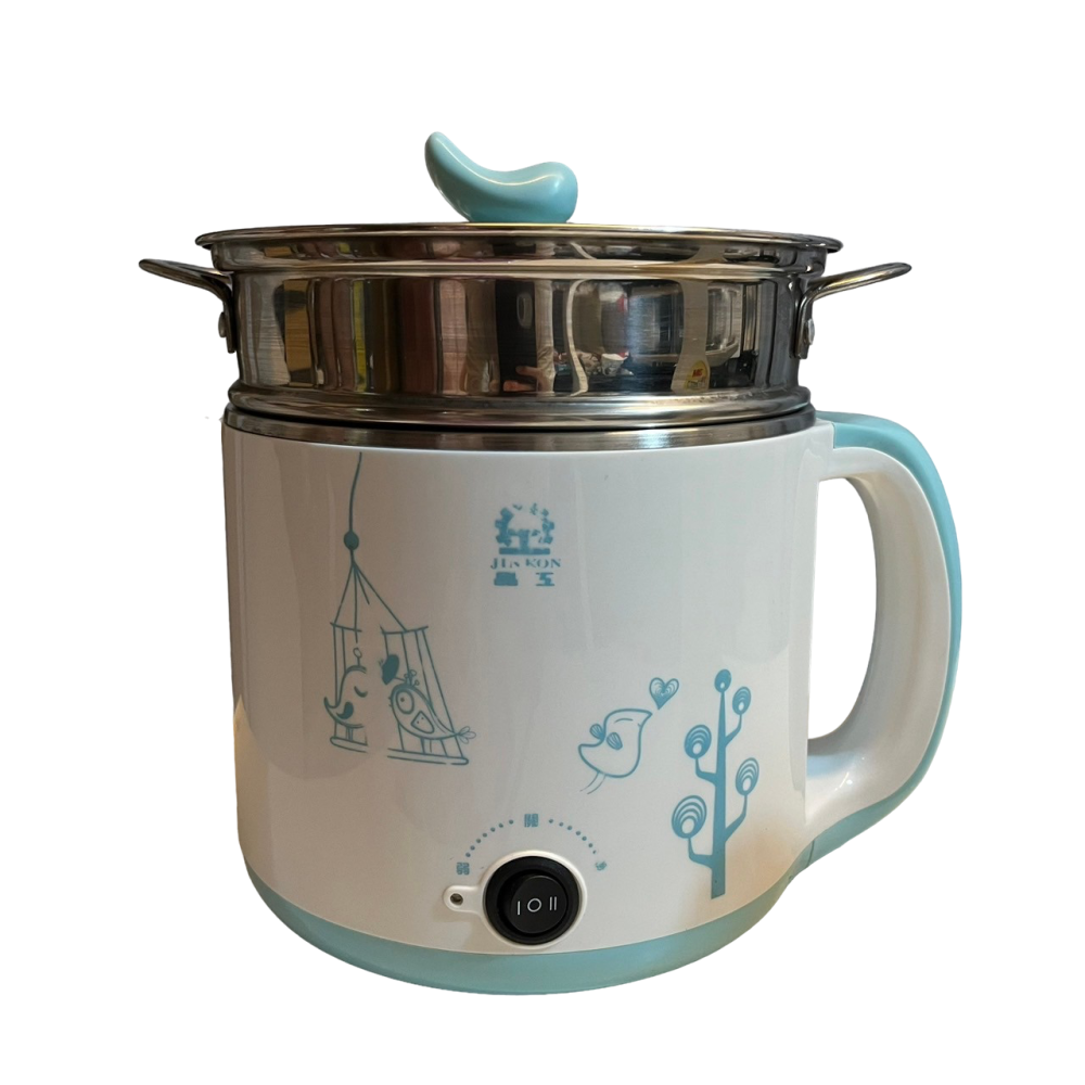 ❮二手❯ JINKON 晶工 不鏽鋼多功能電碗 JK-103 強弱兩段按壓式開關設計 多功能料理電碗 可以煮麵、煮火鍋-細節圖6