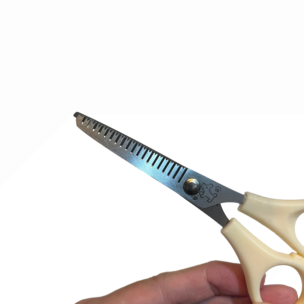 ❮二手❯ 日本 DAISO 大創 寵物用 貓狗 打薄剪刀 修剪剪刀 5.5*13.7cm 狗剪刀 貓剪刀 剪毛刀 美容-細節圖2