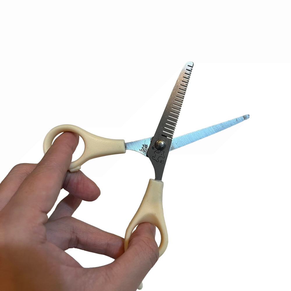 ❮二手❯ 日本 DAISO 大創 寵物用 貓狗 打薄剪刀 修剪剪刀 5.5*13.7cm 狗剪刀 貓剪刀 剪毛刀 美容-細節圖4
