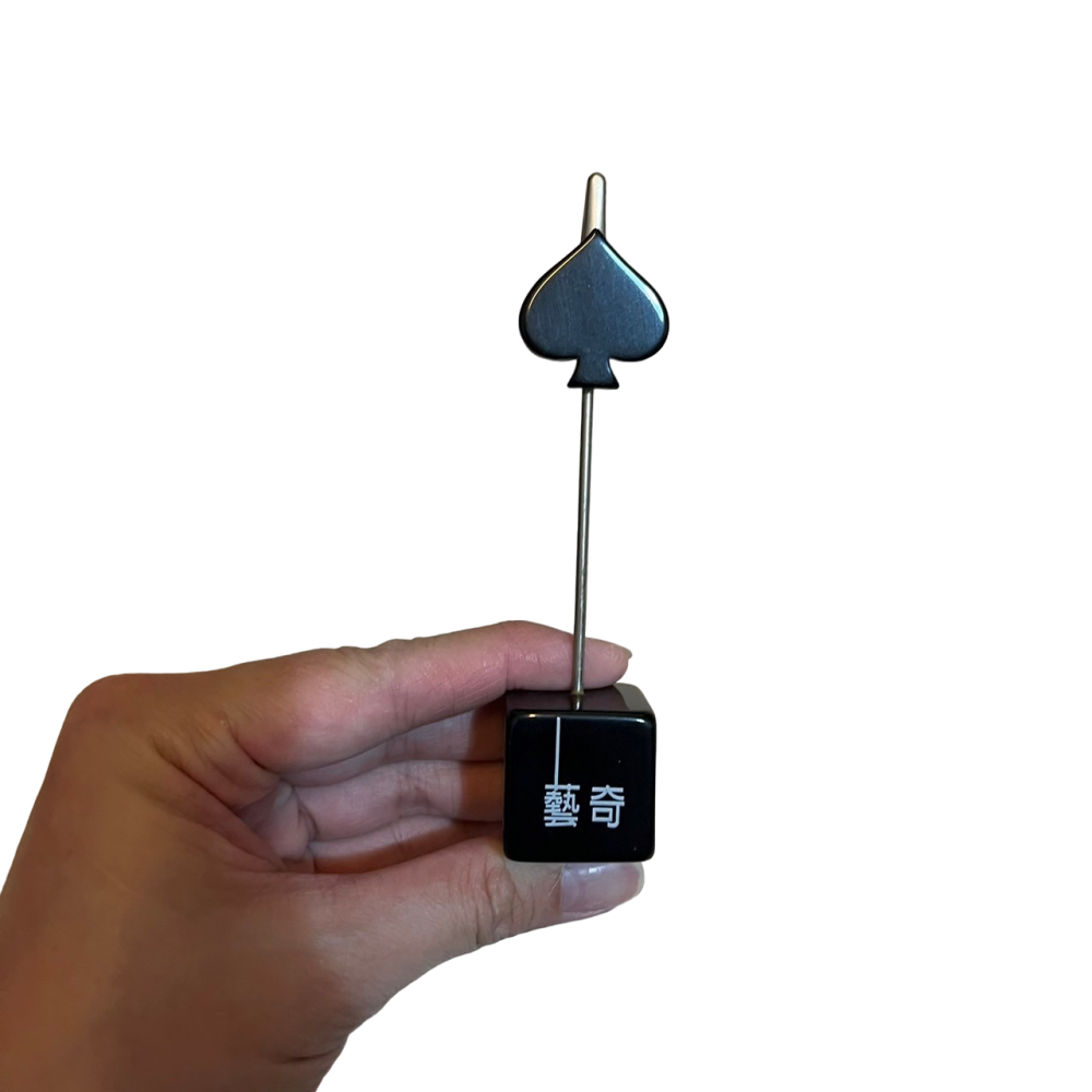 ❮近新❯ 創藝生活 撲克MEMO夾 黑桃留言夾 名片夾 便條夾 辦公室座位留言夾子 學校座位留言夾 紙條 備忘綠 便利貼-細節圖4