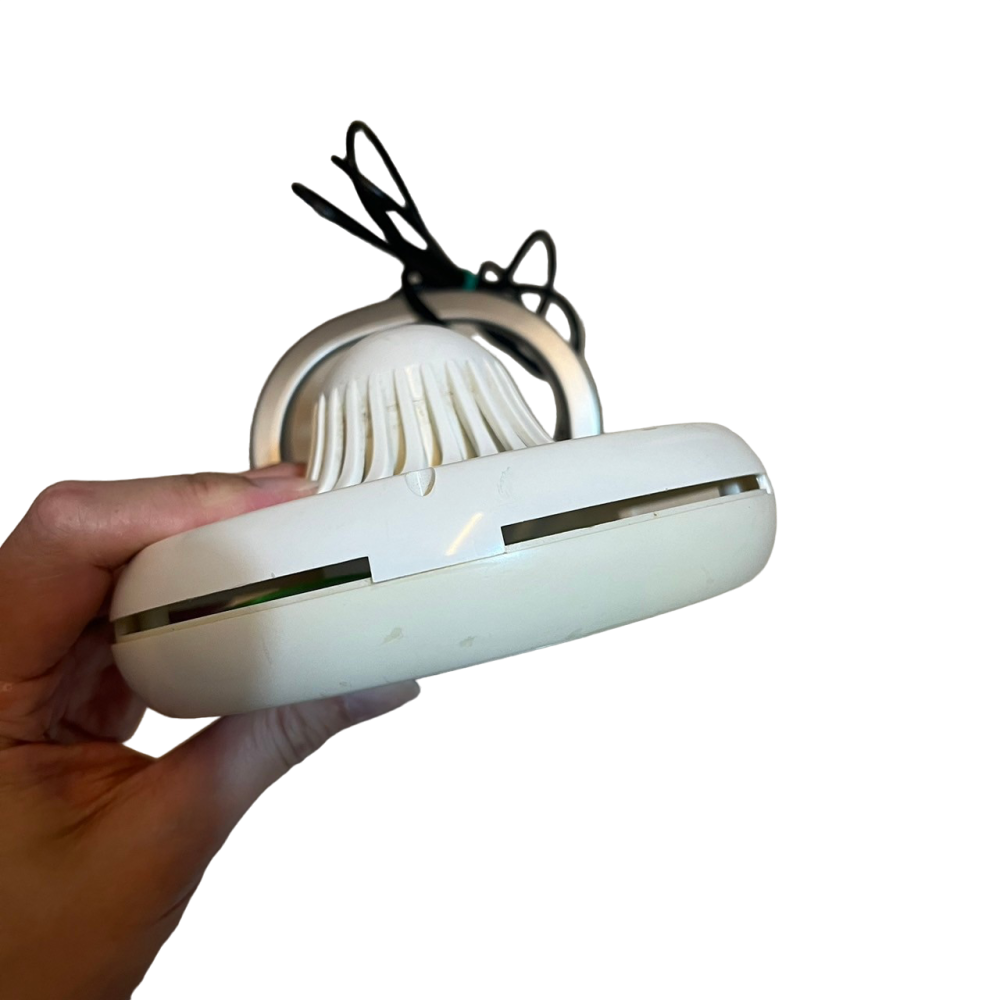 ❮二手❯ Bordvifte 可調式USB 小型電風扇 綠色 電扇主機 底座 電線 手持風扇 桌面風扇 小電風扇-細節圖9