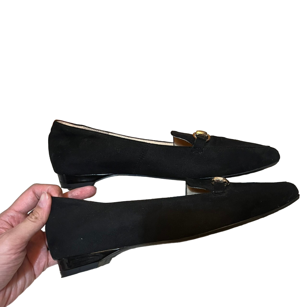 ❮近新❯ ORIN 馬銜釦真皮樂福平底鞋 黑 時尚與舒適的絕佳結合 馬銜釦設計增添時尚感 真皮材質打造高品質-細節圖7