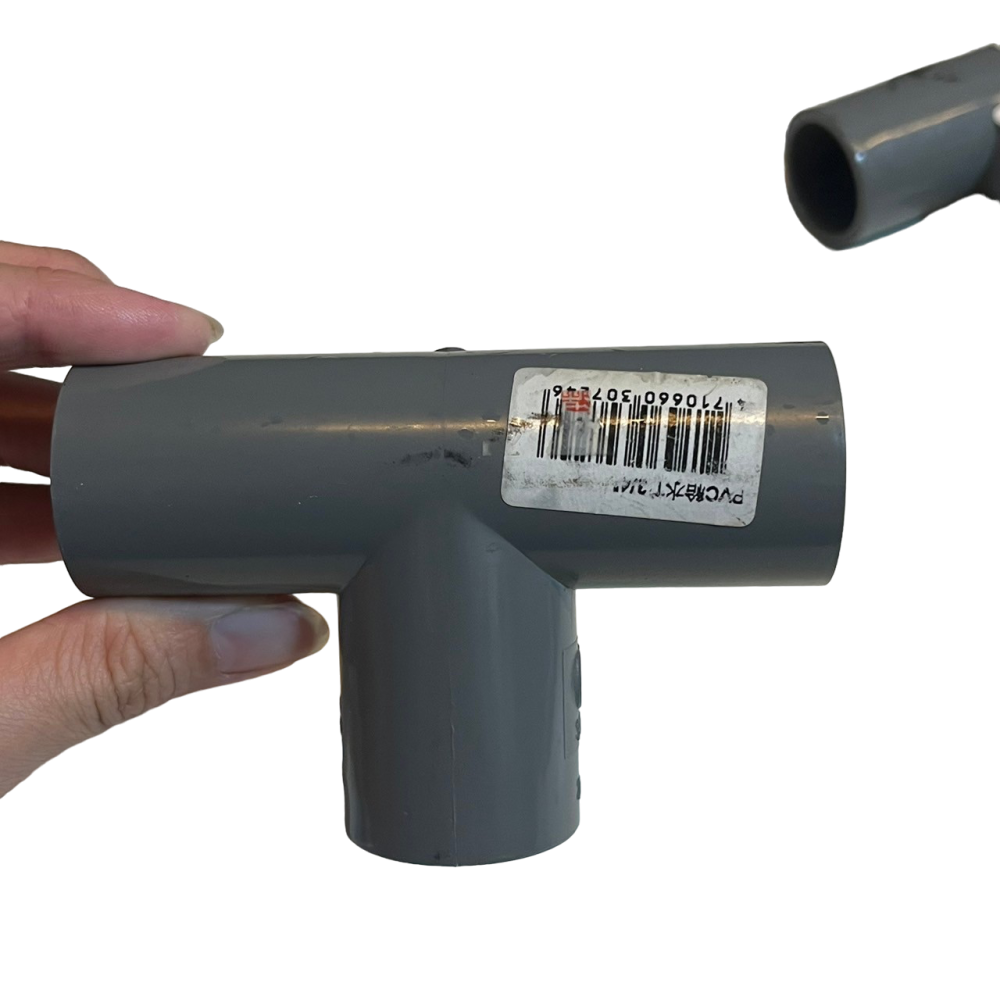 ❮全新❯ NANYA 南亞牌 PVC OS 3/4＂ 6分水管 異徑 T型 正T 給水 接頭 三通 6分 適合多數場所-細節圖5