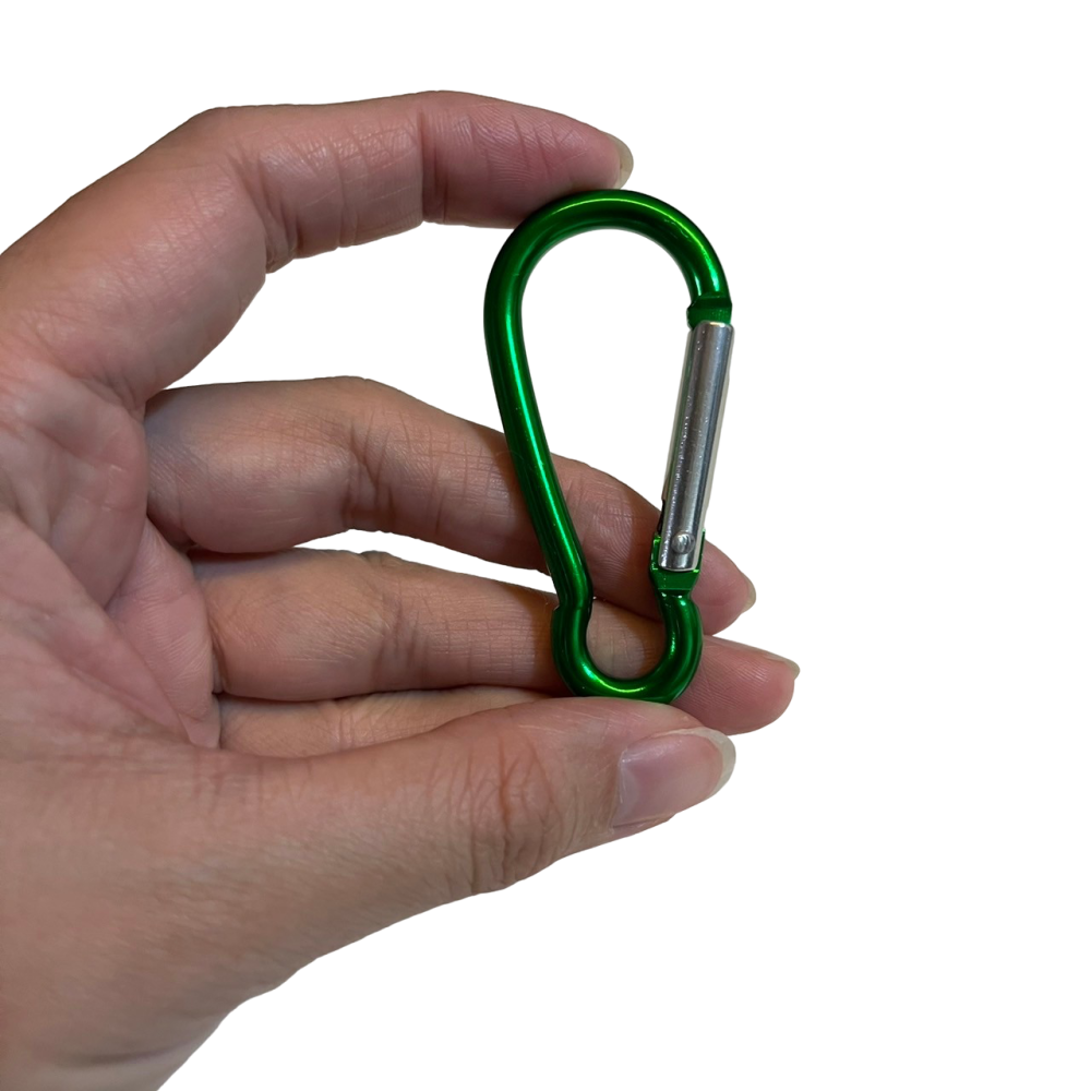 ❮近新❯ D型鋅合金 金屬彈簧扣 扣環 圓環 DIY 開口環 AirTag 寵物追蹤器收納套可搭配使用 活動鑰匙扣-細節圖4