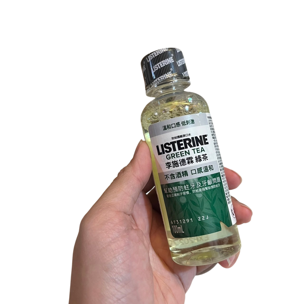 ❮全新❯ 美國 COSTCO 好市多 LISTERINE 李施德霖 綠茶ZERO配方漱口水 100ml 口齒清新-細節圖2