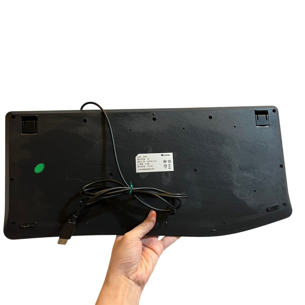 ❮二手❯ KRONE 立光 梭哈手USB防水鍵盤 SK0B 電競鍵盤 有線鍵盤 符合人體工學 手感更舒適超彈力回饋-細節圖6