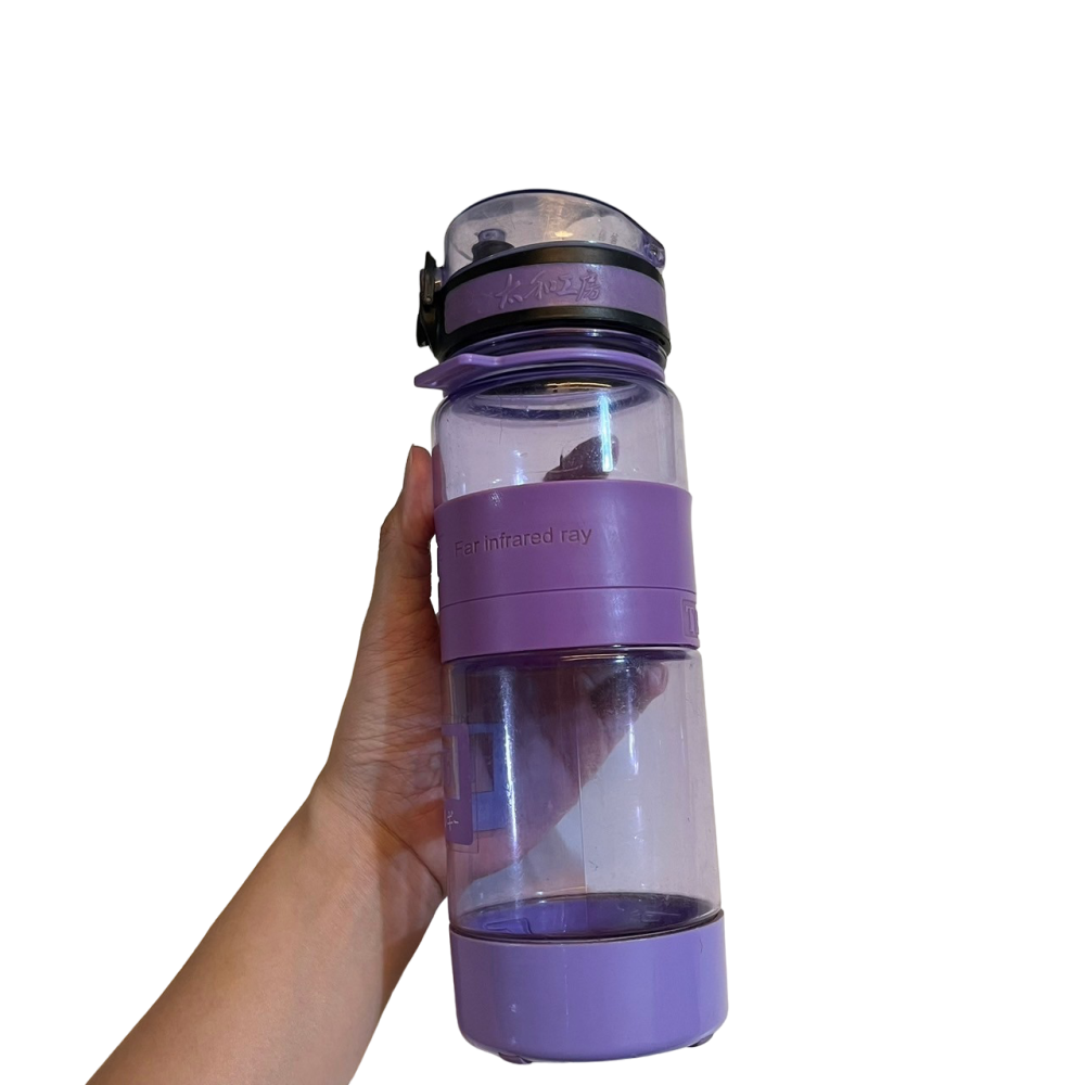 ❮二手❯ 太和工房 TR55 運動水壼 過濾抗菌 能量水壺 經典紫 大容量 環保杯 水壺 水瓶 水杯 瓶身止滑圈 省力-細節圖3