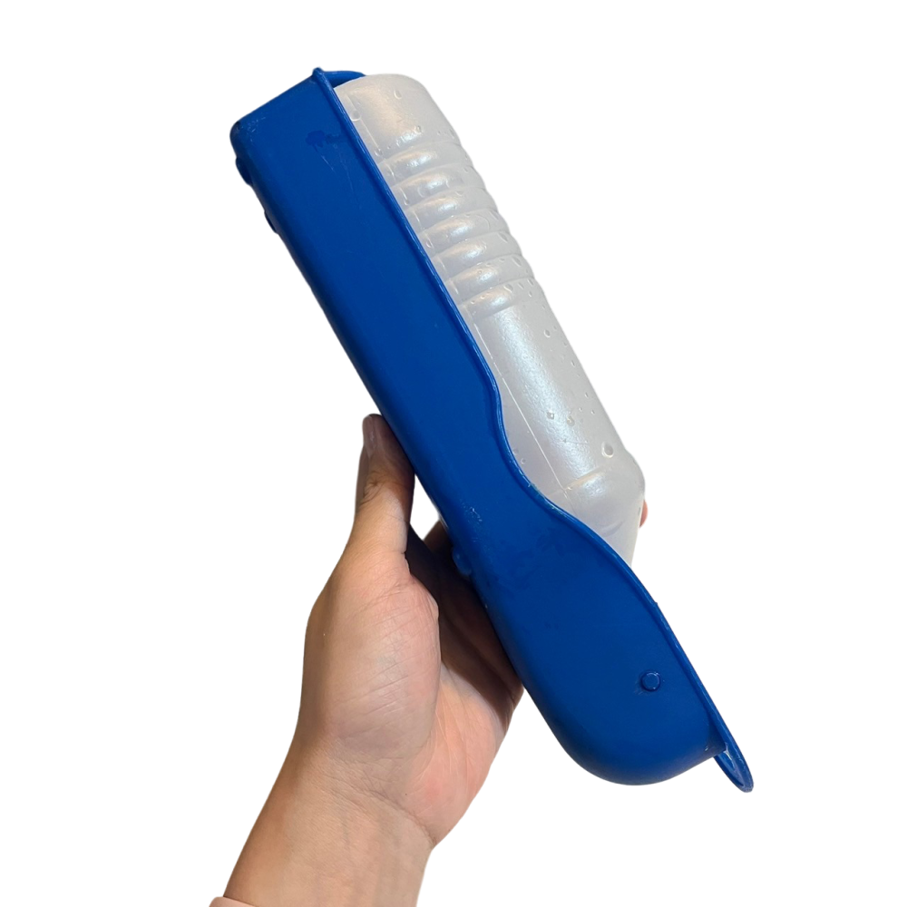 ❮全新❯ PET 狗貓飲水器 便於攜帶 自動飲水機 寵物水壺 貓咪喝水器 狗食盆 掛式 摺疊水壺 中大小型犬貓適用-細節圖2