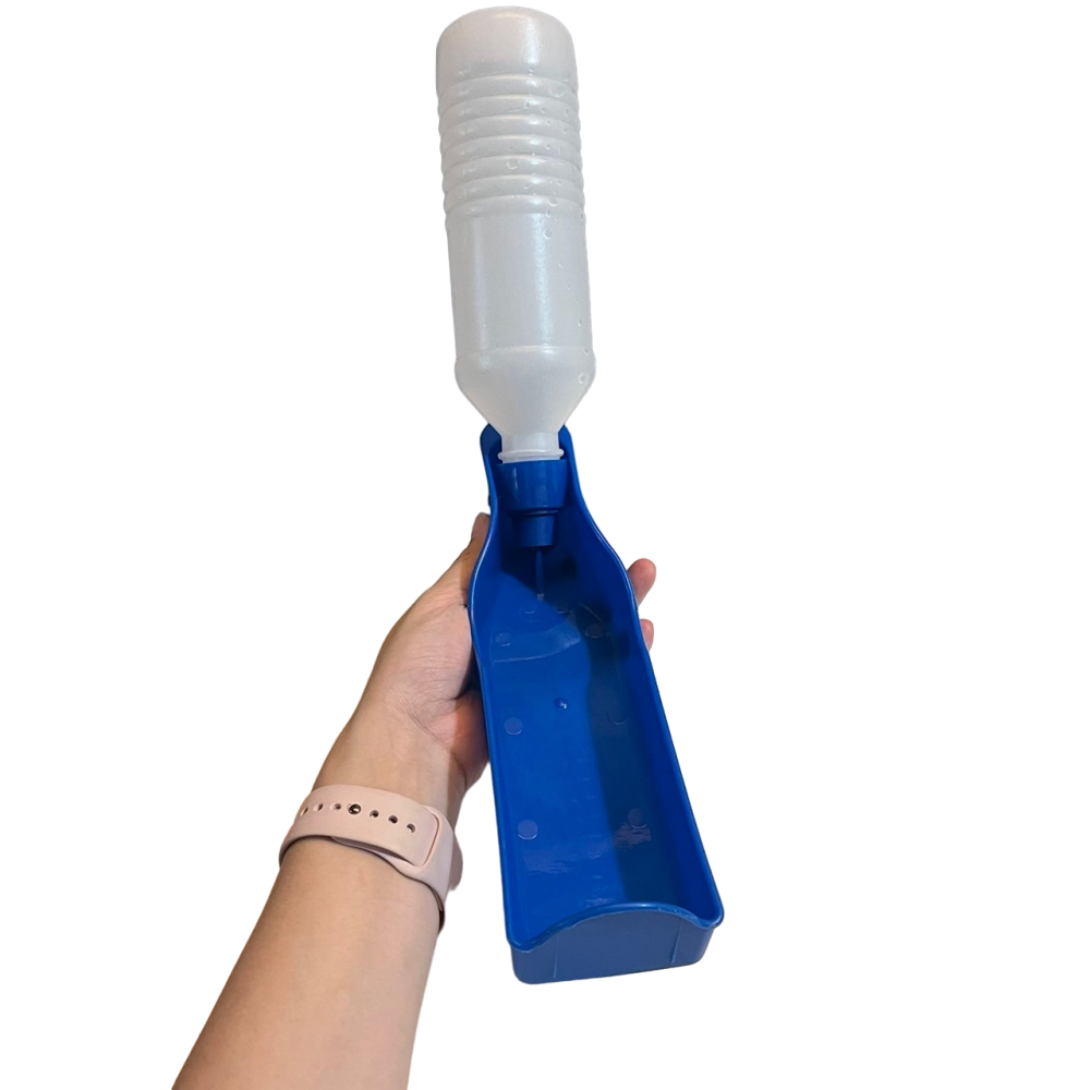 ❮全新❯ PET 狗貓飲水器 便於攜帶 自動飲水機 寵物水壺 貓咪喝水器 狗食盆 掛式 摺疊水壺 中大小型犬貓適用-細節圖7