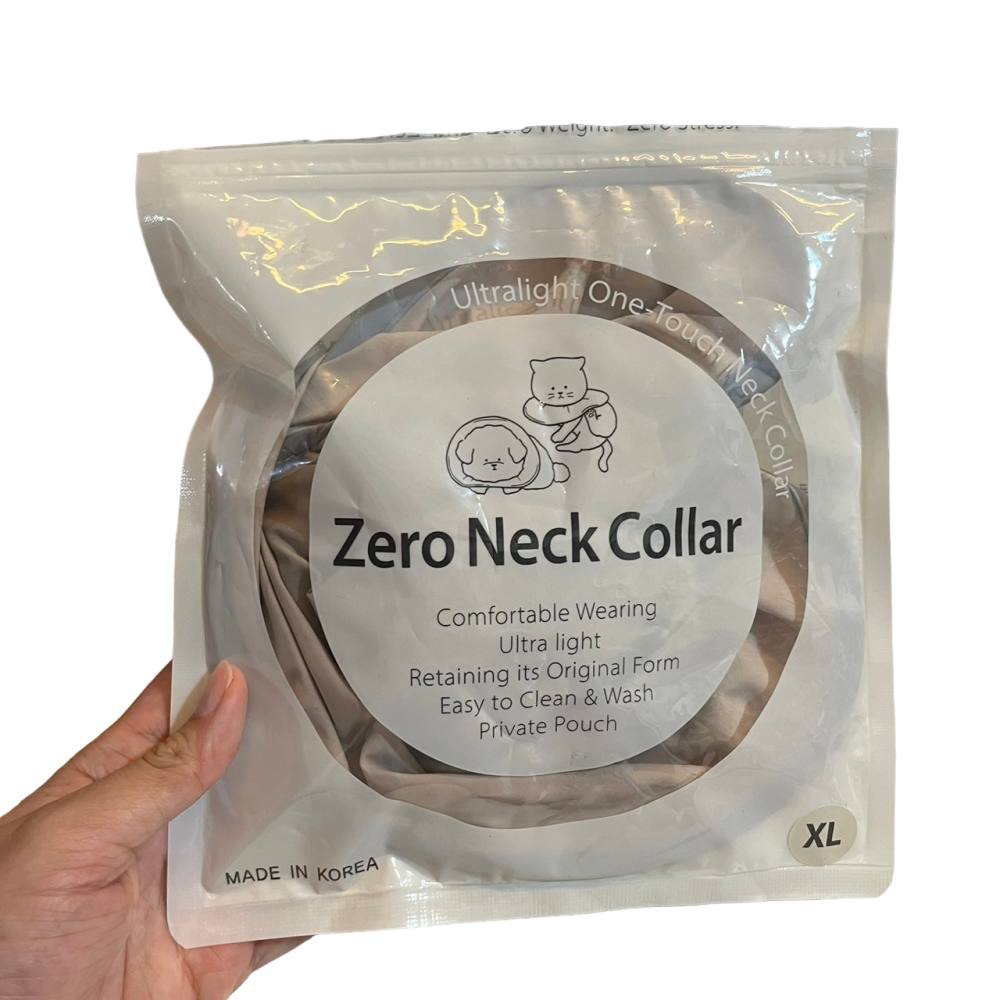 ❮全新❯ 韓國 Zero Neck Collar 韓國輕量防舔圈 XL 狗狗貓貓都喜歡的防舔圈 15*42cm 材質柔軟-細節圖8