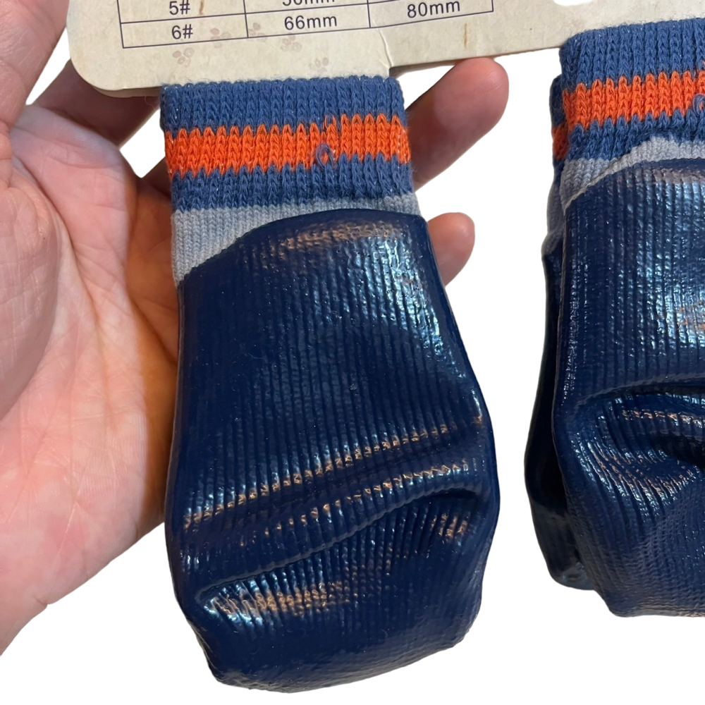 ❮全新❯ CAWAII 防水止滑狗鞋 寵物橡膠腳套 狗狗 貓咪 防臟防抓 狗襪子 防滑鞋 老狗止滑 中小型犬貓 止滑襪-細節圖4