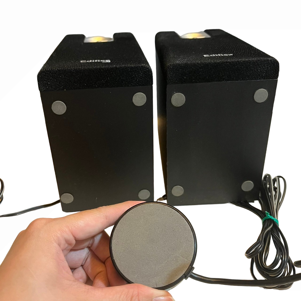 ❮二手❯ EDIFIER 漫步者 M3400 2.1聲道電腦喇叭 34W 衛星喇叭 MDF中密度板木質音箱 強度高-細節圖6