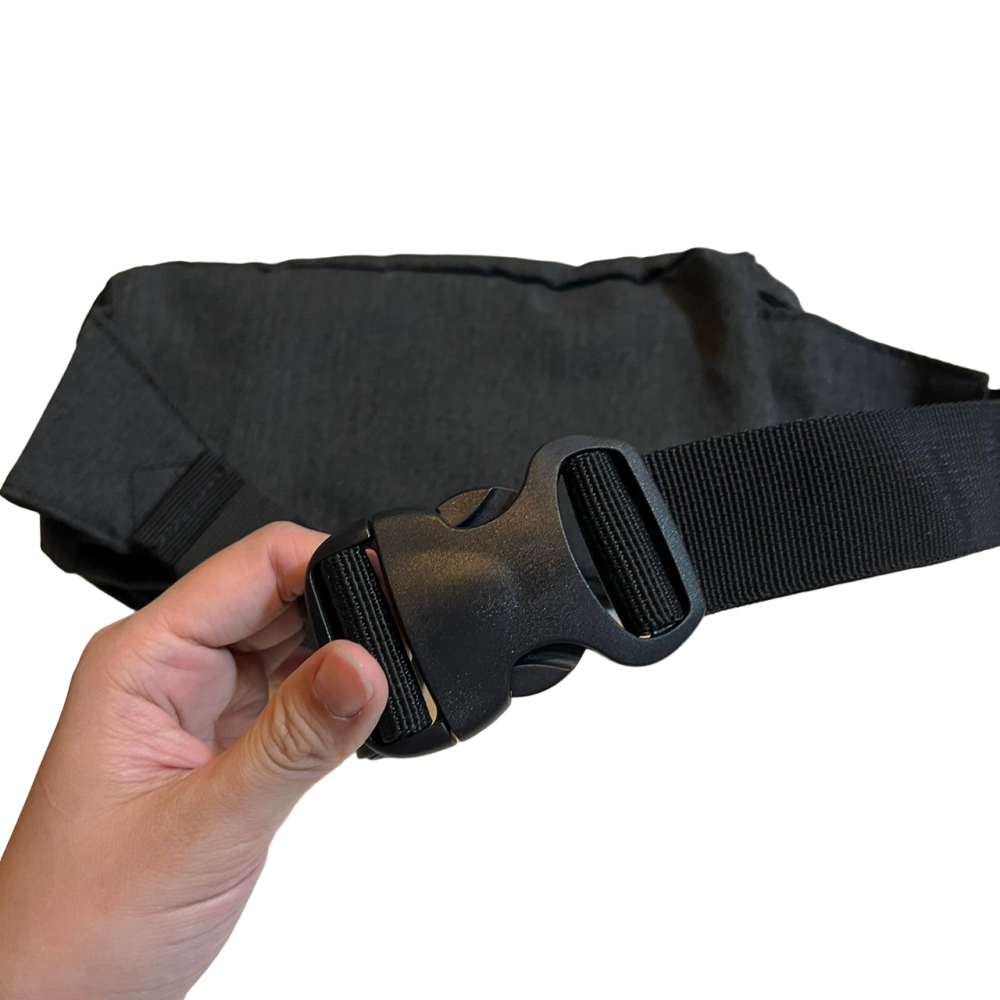 ❮二手❯ 美國 Champion 草寫logo電繡 胸包 單肩包 斜背包 腰包 外送員 胸腰包 可調節肩帶 正面冠軍標誌-細節圖6