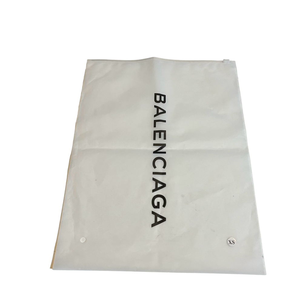 ❮二手❯ 法國 BALENCIAGA 巴黎世家 原廠正版 精品夾鏈袋 上衣褲子 收納夾鏈袋 防塵袋 防塵套 防水袋-細節圖2