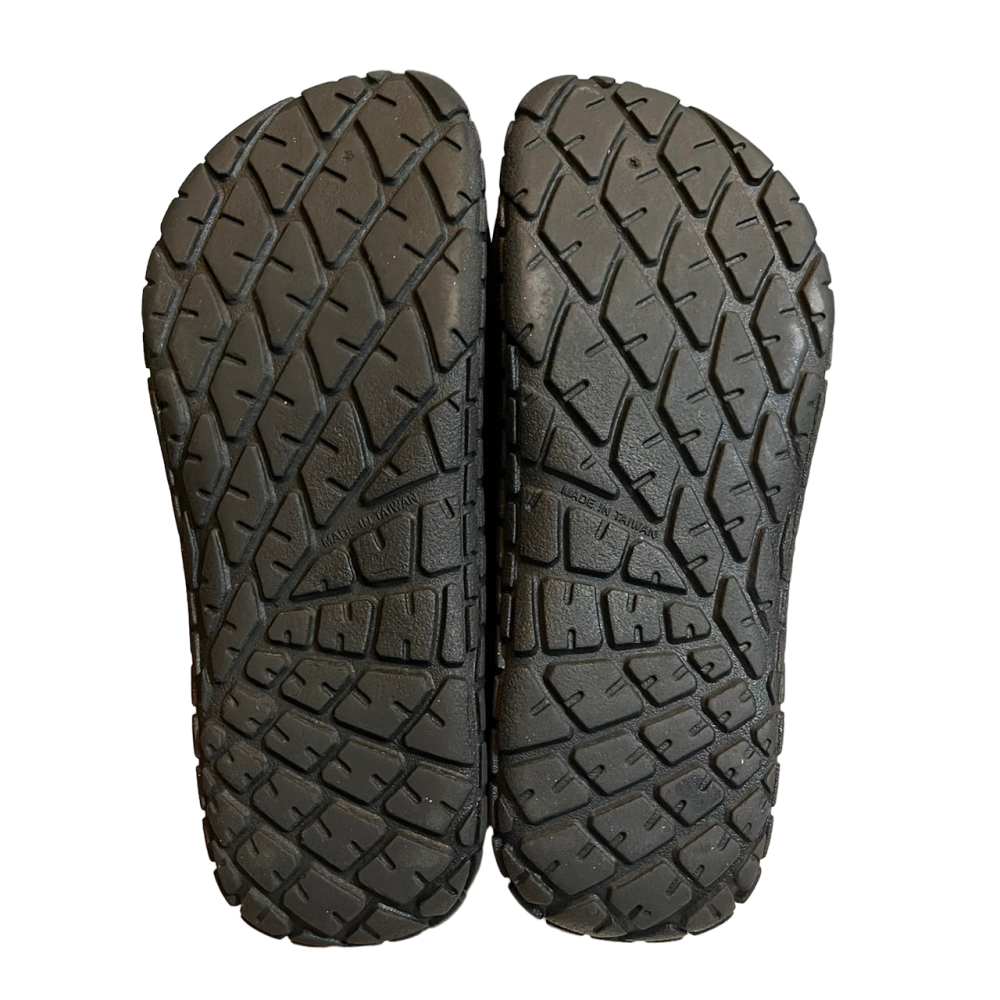 ❮近新❯ 美國 Hang Ten 一體成型廚師鞋 鞋頭包覆 27號 透氣 可拆鞋墊 止滑 耐磨大底 8688黑-細節圖5