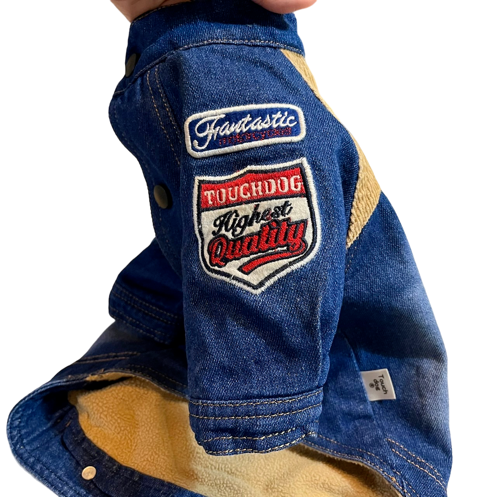 ❮二手❯ Touchdog XL號 中小型犬貓 狗狗衣服 鋪棉背心 秋冬寵物 泰迪雪納瑞巴哥柴犬潮牌保暖法斗牛仔衣-細節圖7