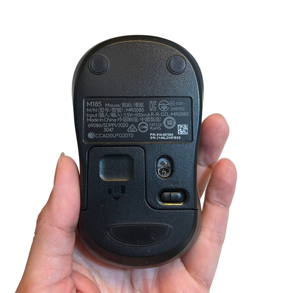 ❮二手❯ 瑞士 Logitech 羅技 無線滑鼠 M185 滑鼠 手感滑鼠 USB 電競滑鼠 接收器滑鼠 鍵盤 鼠標-細節圖5
