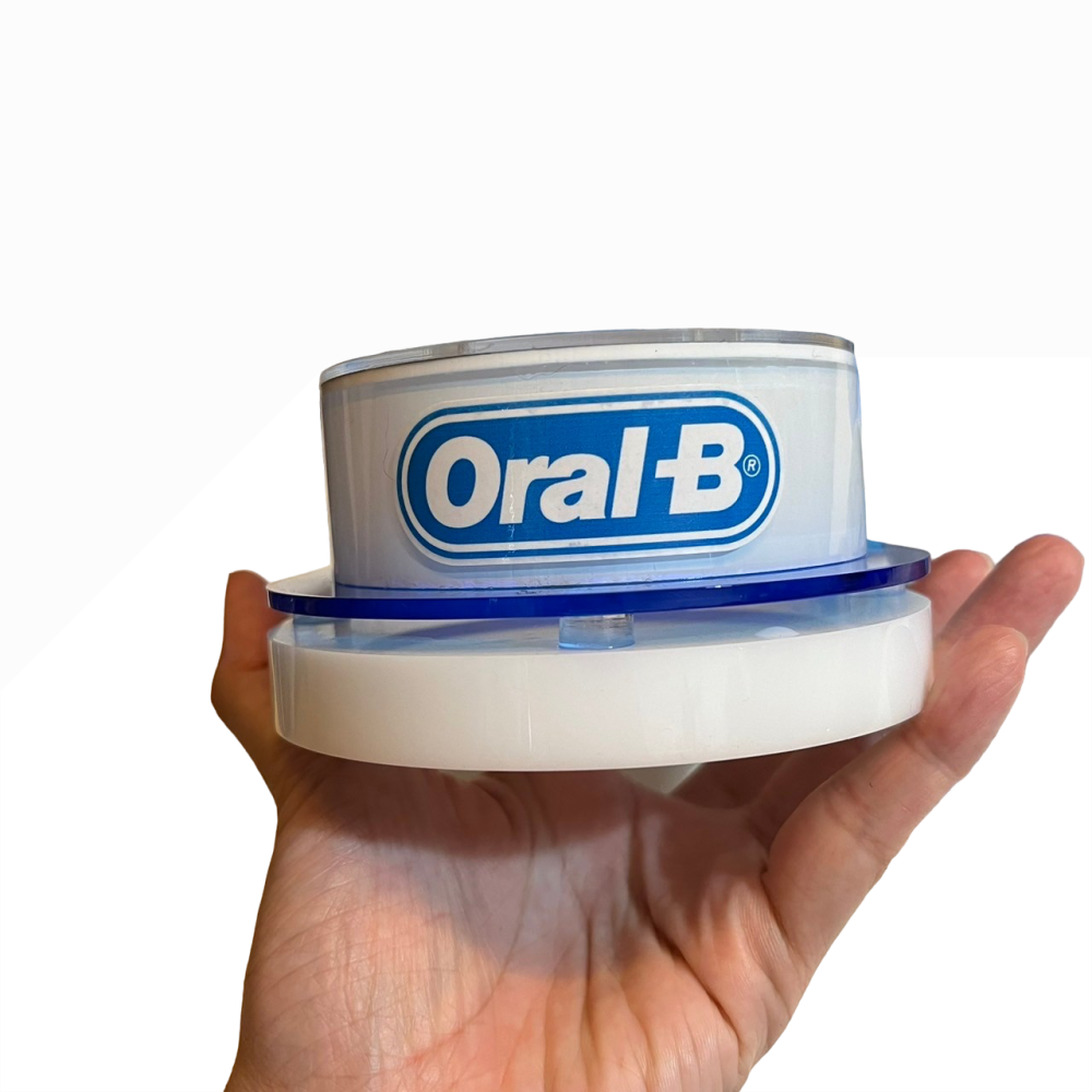 ❮二手❯ 德國 Oral-B 歐樂B 百靈 BRAUN 原廠電動牙刷專用 主機立架放置架 瀝水架 展示架 牙刷展示架-細節圖3