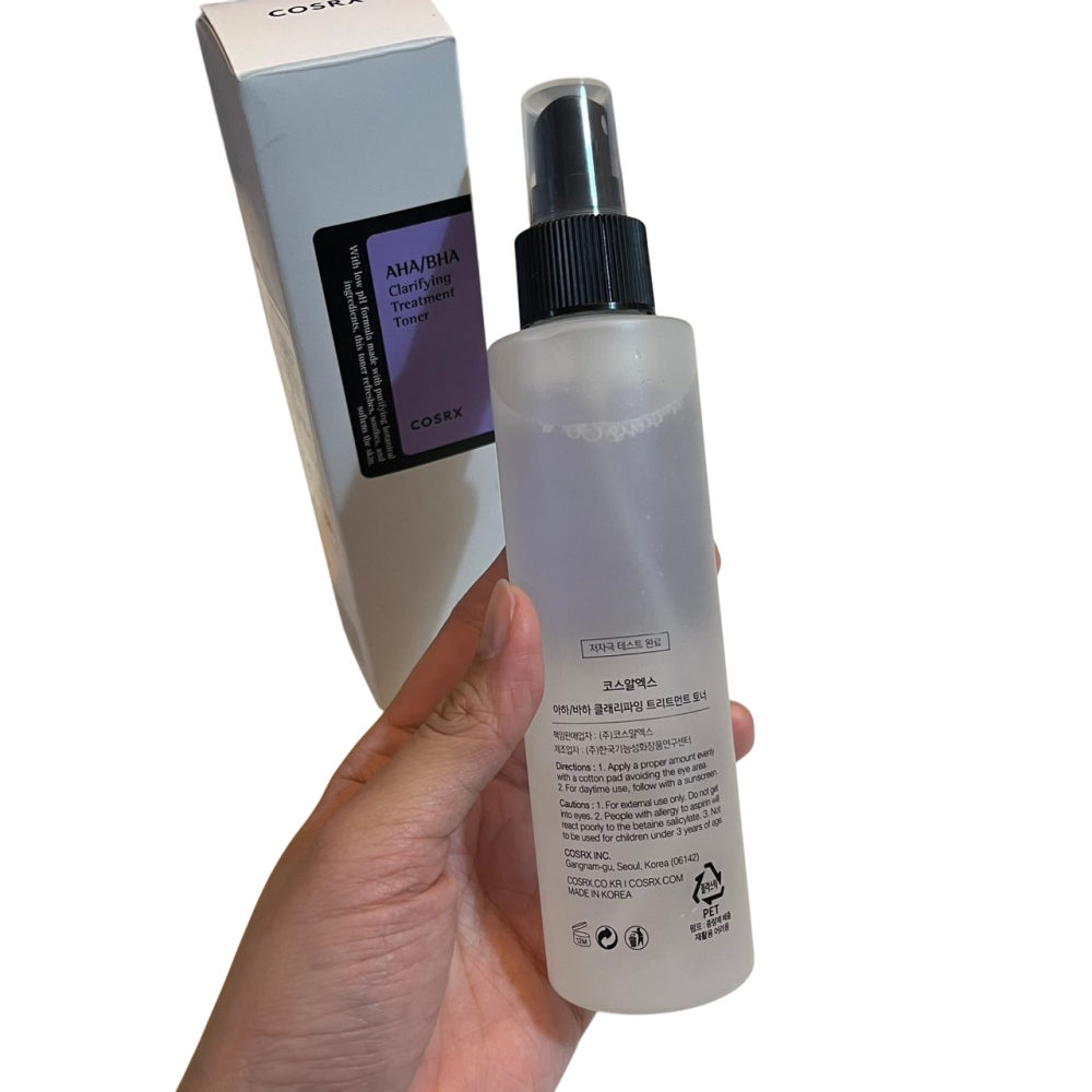 ❮全新❯ 韓國 COSRX 潔淨修護噴霧化妝水 BHA AHA 補水 保濕 化妝水 150ml 淡化 護理 爽膚-細節圖4