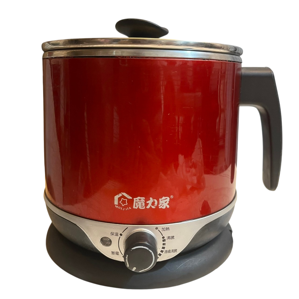 ❮二手❯ MOLIJIA 魔力家 即食行熱 多功能美食料理電火快煮鍋 2.2L BY011008 泡麵鍋 電火鍋-細節圖2