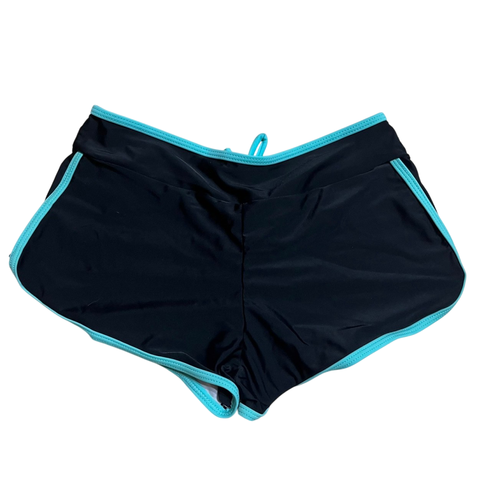 ❮近新❯ BEST L號 泳褲 女用泳衣下半身泳褲 游泳褲子 游泳褲 泳裝 潛水服飾 泳褲 褲子 螢光藍 海島-細節圖2