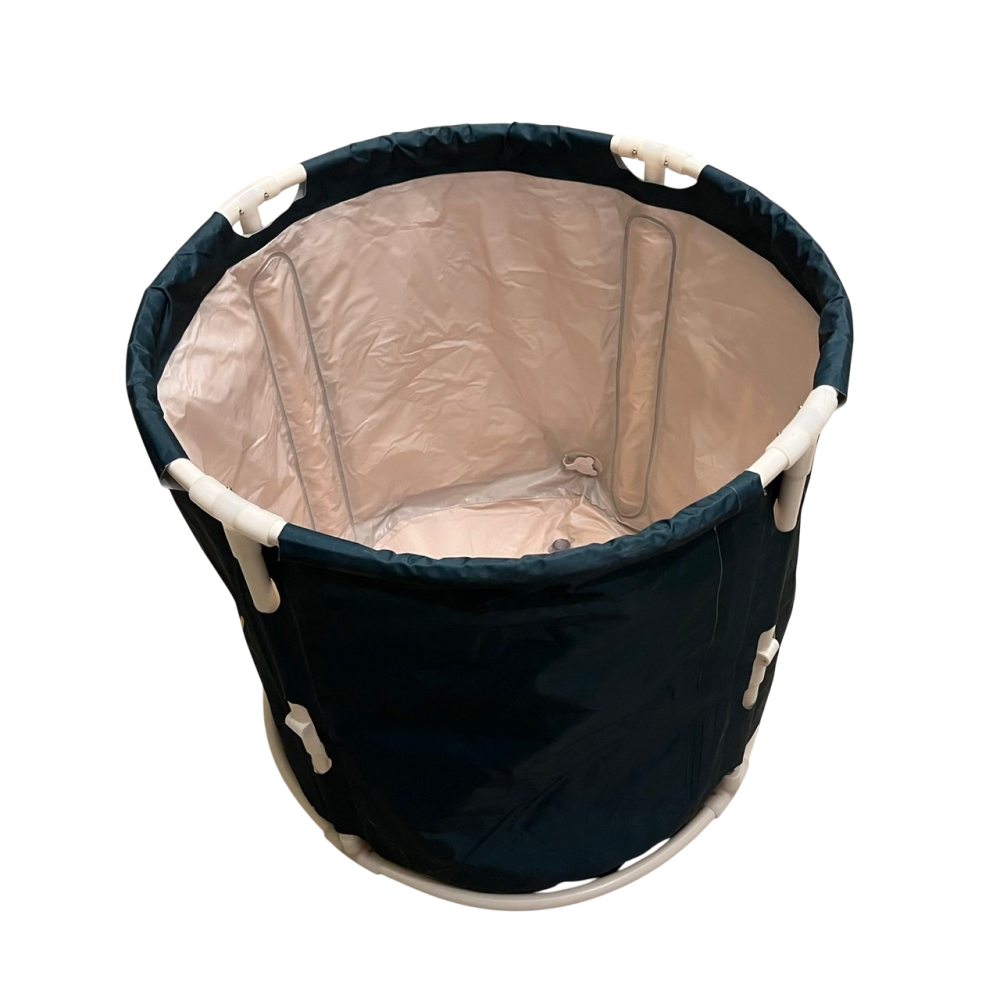 ❮二手❯ MMJ 免安裝 大容量加厚折疊 全身泡澡桶 沐浴桶 泡澡 70*70*65cm 沐浴 成人可用 溫泉-細節圖3