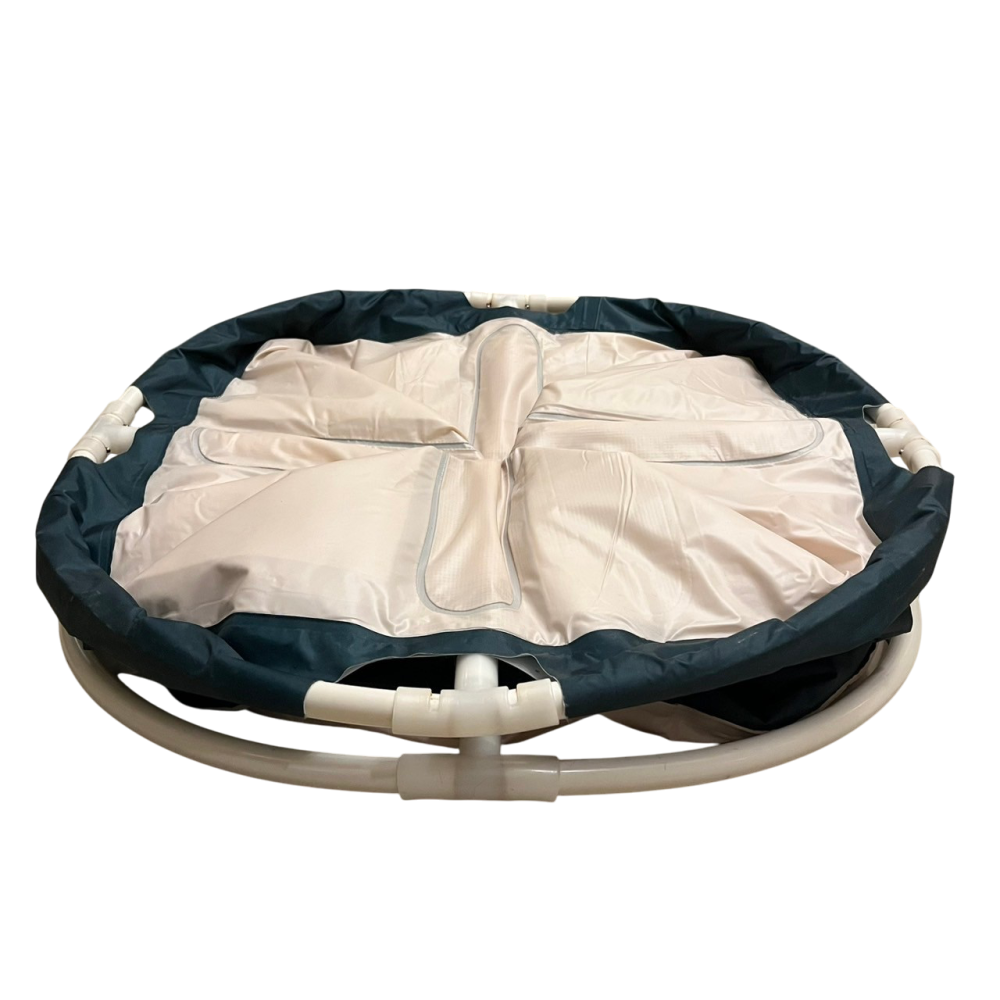 ❮二手❯ MMJ 免安裝 大容量加厚折疊 全身泡澡桶 沐浴桶 泡澡 70*70*65cm 沐浴 成人可用 溫泉-細節圖6