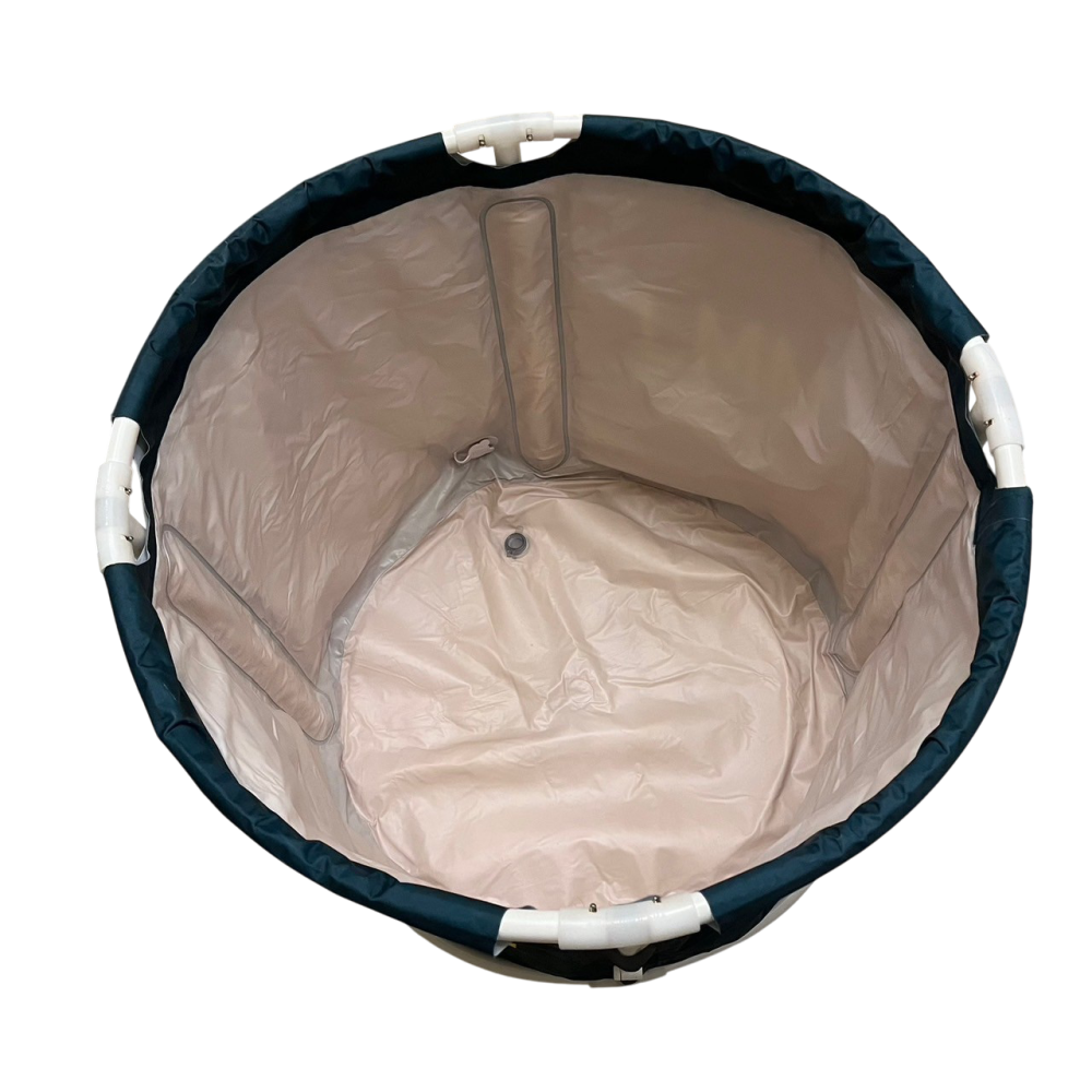 ❮二手❯ MMJ 免安裝 大容量加厚折疊 全身泡澡桶 沐浴桶 泡澡 70*70*65cm 沐浴 成人可用 溫泉-細節圖8