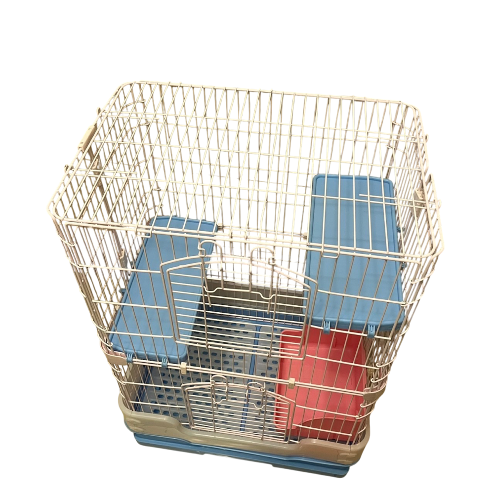 ❮二手❯ MS.PET 日式粉彩 2台尺 三層多功能室內寵物籠 貓籠 松鼠籠 貂籠 小動物飼養籠 CH95BL-細節圖2