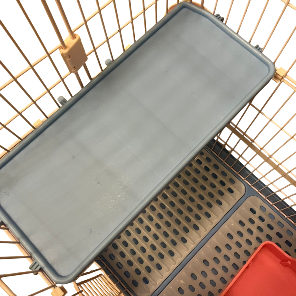 ❮二手❯ MS.PET 日式粉彩 2台尺 三層多功能室內寵物籠 貓籠 松鼠籠 貂籠 小動物飼養籠 CH95BL-細節圖7