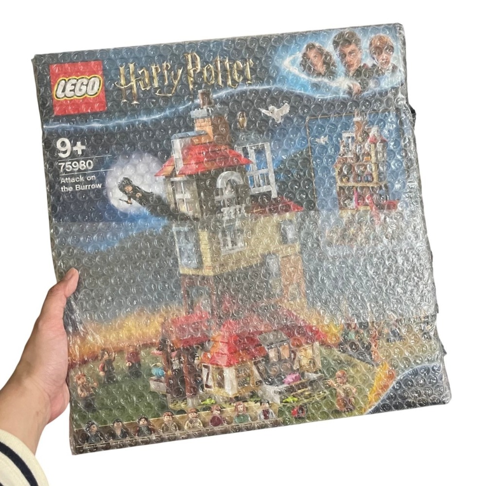 ❮全新❯ 丹麥 LEGO 樂高 75980 哈利波特 Harry Potter 洞穴屋 榮恩家 威斯壯 盒況優良-細節圖3
