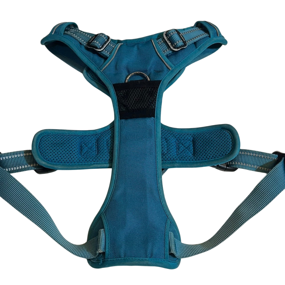 ❮二手❯ 美國 Truelove 原廠反光尼龍寵物狗背帶 防暴衝胸背帶 小中大型犬適用 加墊網眼 可調式-細節圖6