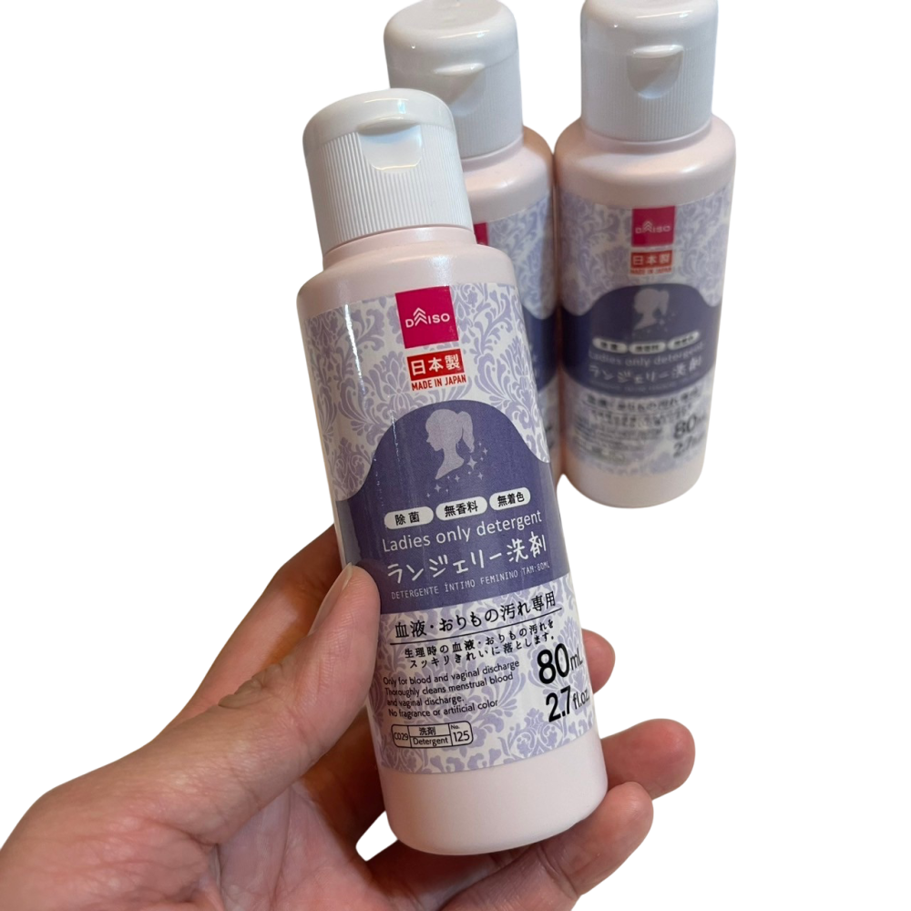 ❮全新❯ 日本 DAISO 大創 化妝棉清洗劑 80ml 粉撲清洗劑 女性內衣褲清潔劑 血漬劑 女性經期專用洗劑-細節圖6