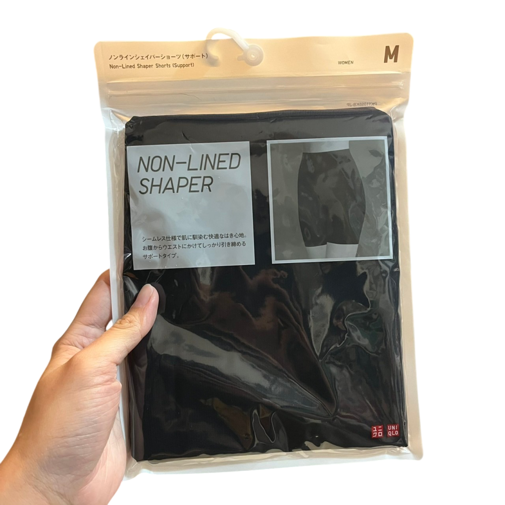 ❮全新❯ 日本 Uniqlo UNIQLO 女裝塑型褲 4分 機能褲 機能塑身褲 塑型褲 提臀褲 黑 緊身褲 內搭褲-細節圖2