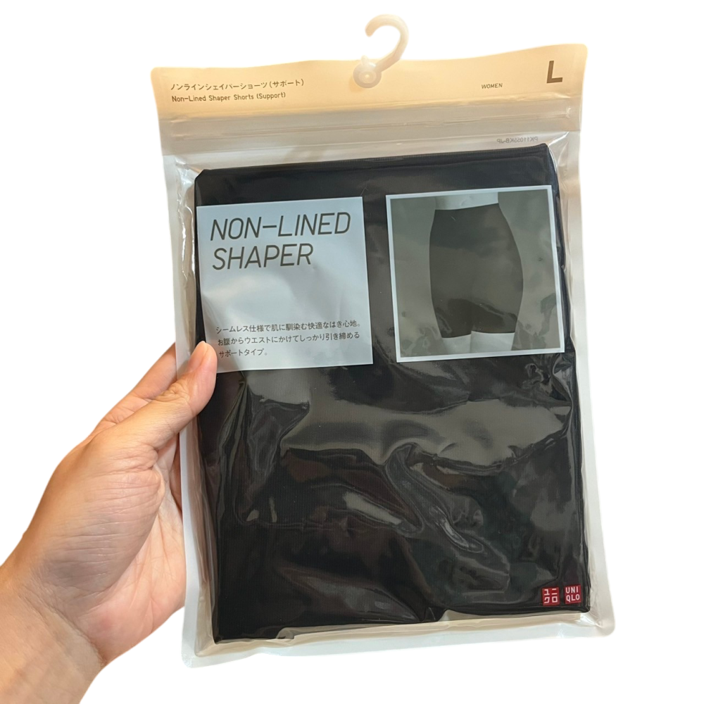 ❮全新❯ 日本 Uniqlo UNIQLO 女裝塑型褲 4分 機能褲 機能塑身褲 塑型褲 提臀褲 黑 緊身褲 內搭褲-細節圖4