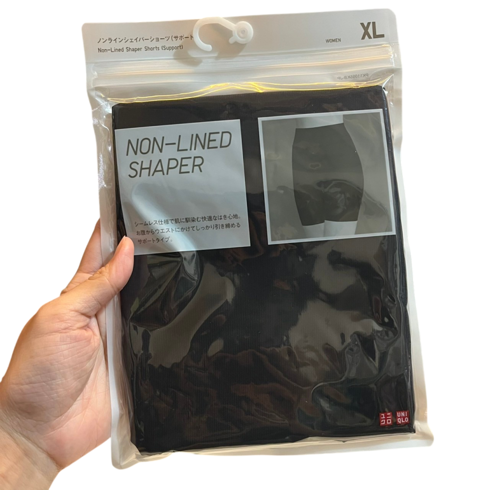 ❮全新❯ 日本 Uniqlo UNIQLO 女裝塑型褲 4分 機能褲 機能塑身褲 塑型褲 提臀褲 黑 緊身褲 內搭褲-細節圖5