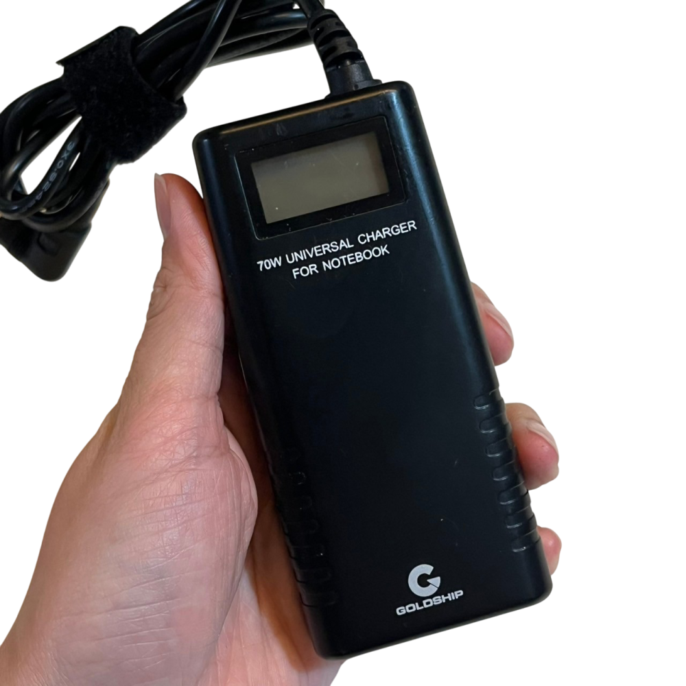 ❮二手❯ 70W 各品牌通用電源線 0817 DC變壓器 通用筆記型電腦交流電源轉接器 帶USB 附液晶顯示器-細節圖4