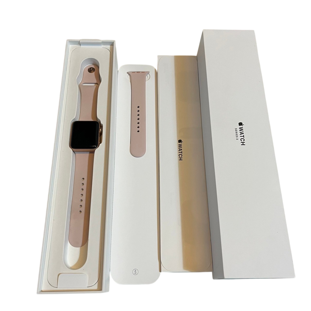 ❮二手❯ 美國 Apple 蘋果 Apple Watch S3 GPS 42mm 智慧型手錶 原廠盒裝 犀牛盾保護殼-細節圖2