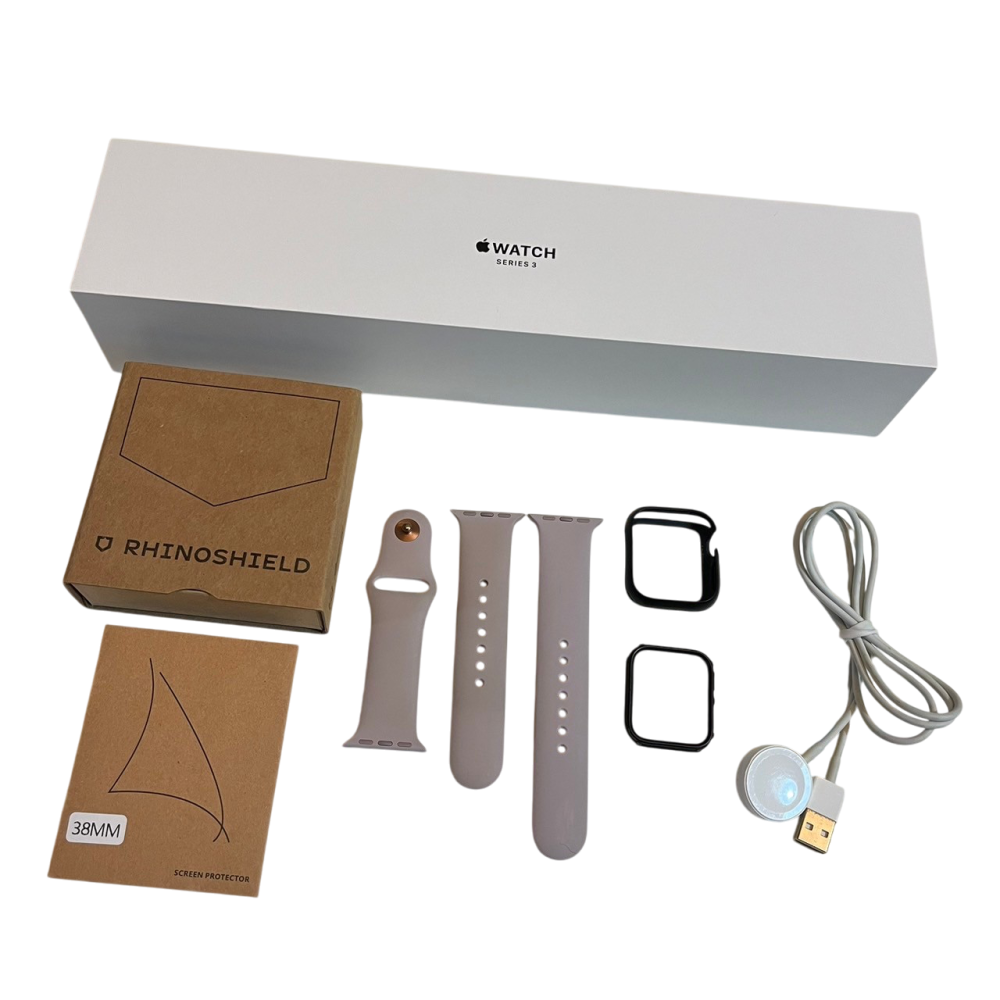 ❮二手❯ 美國 Apple 蘋果 Apple Watch S3 GPS 42mm 智慧型手錶 原廠盒裝 犀牛盾保護殼-細節圖9