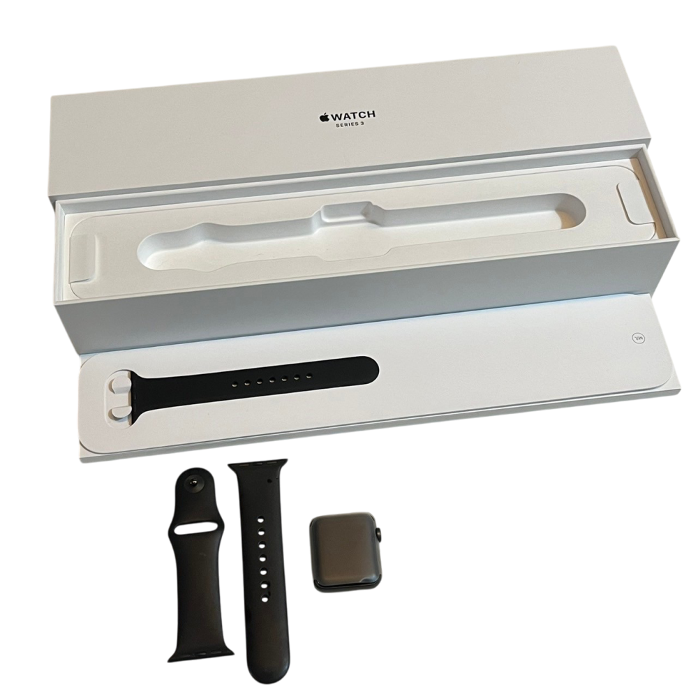 ❮二手❯ 美國 Apple 蘋果 Apple Watch S3 GPS 38mm 太空灰 智慧型手錶 含犀牛盾保護殼-細節圖2