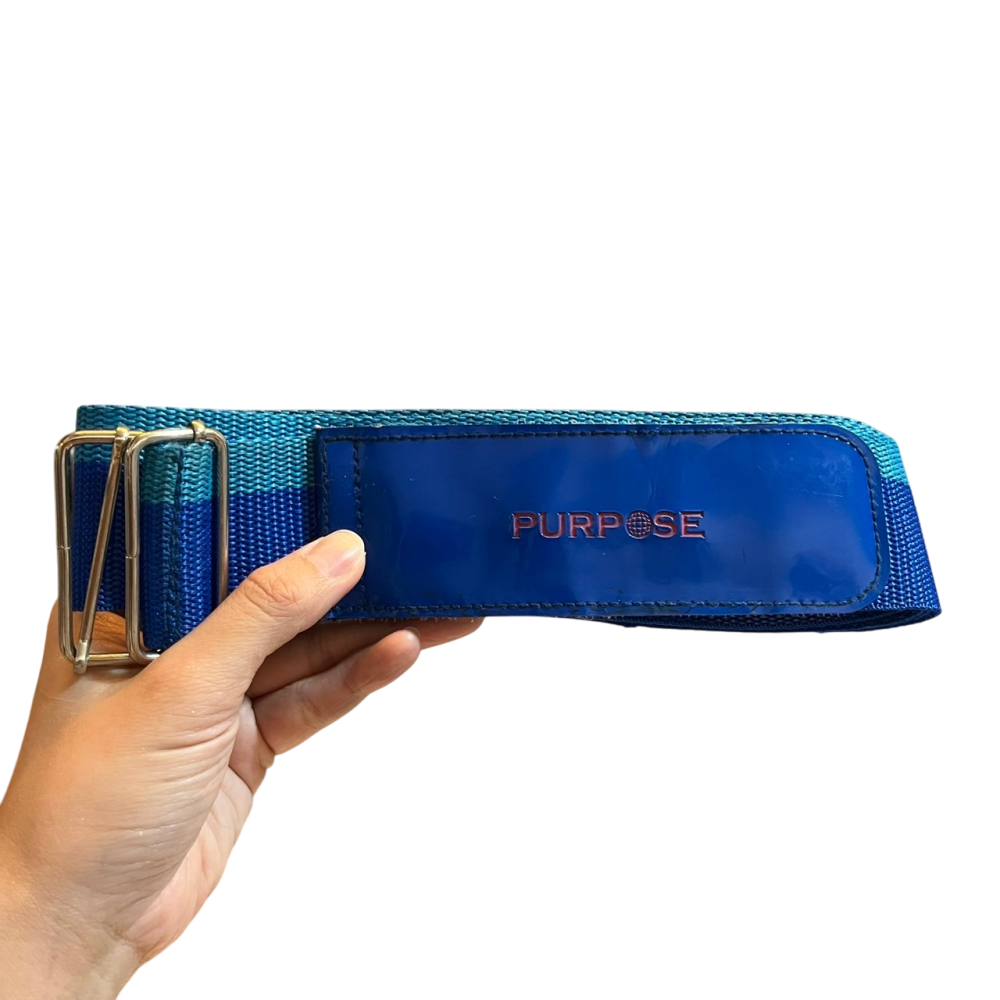 ❮二手❯ PURPOSE 束帶 加長長度 密碼鎖 各尺寸行李箱固定保護帶 附鎖打包固定 超厚防水尼龍布可直立束帶 航空箱-細節圖2