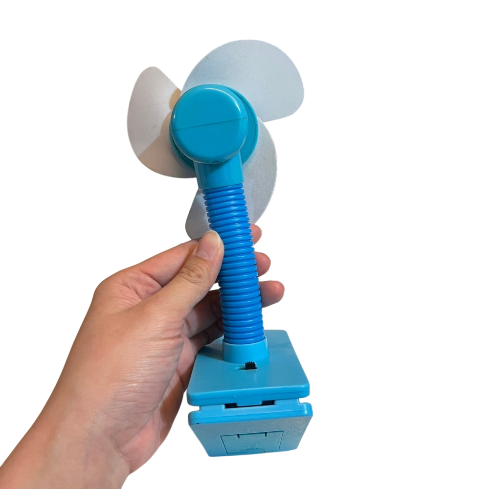 ❮二手❯ genki bebi 元氣寶寶 繽紛安全涼風扇 夾子底座設計 隨處固定使用好方便 可夾在嬰兒車上 電風扇 電扇-細節圖4