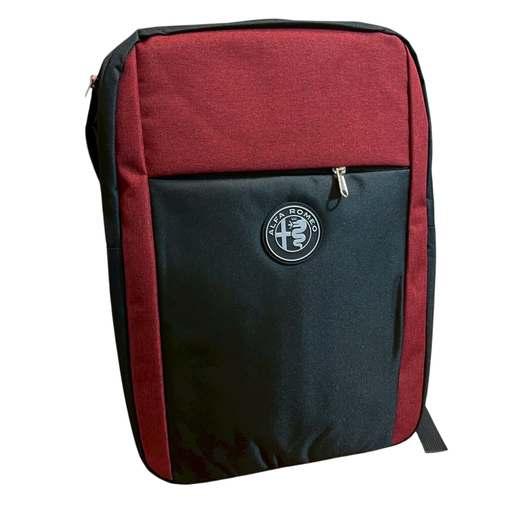 ❮近新❯ 義大利 ALFA ROMEO 米蘭 電腦後背包 阿爾法羅密歐 背包 書包 電腦包 後背包 護脊椎背包-細節圖3