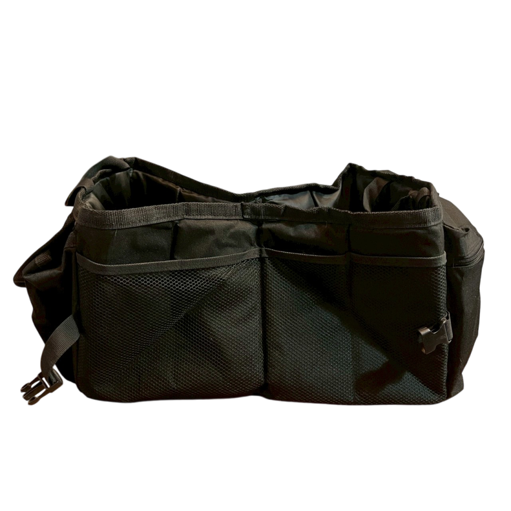 ❮二手❯ 美國 Meguiar＇s 汽車保養品收納包 清潔用品收納包 美容包 車用收納包 收納袋 收納籃 置物籃 置物袋-細節圖4