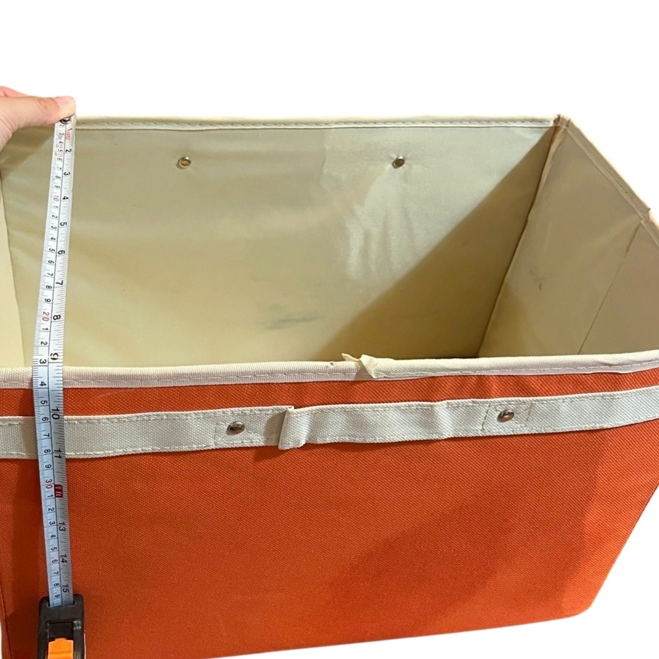 ❮近新❯ 日本 木の暉 多功能收納包 38*25*24cm 收納籃 置物籃 桌上收納 衣櫥收納 收納盒 收納包 置物盒-細節圖3