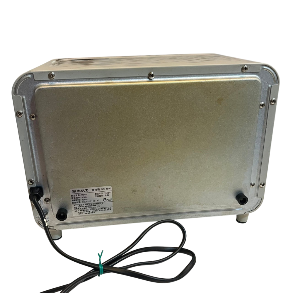 ❮二手❯ 尚朋堂 SO-459I 9L電烤箱 專業型 9公升 小烤箱 家用 烘焙 烤麵包 點心 烤肉-細節圖6