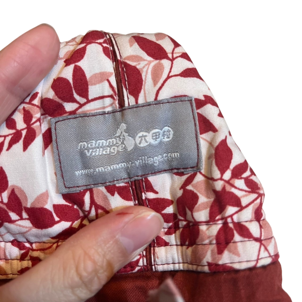 ❮二手❯ MAMMY VILLAGE 六甲村 樂活愛兒揹巾 新生兒背巾 嬰兒揹帶 透氣款 可調式 親餵哺乳 外出攜帶 紅-細節圖7